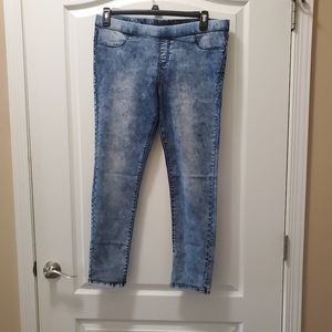 Acid wash jegging xl